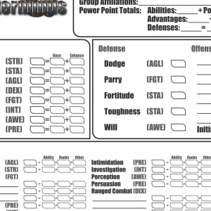 mutants and masterminds char sheet